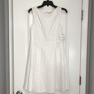 Liz Claiborne Eyelet Cotton Dress Size 4